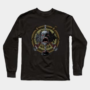 plumber skull Long Sleeve T-Shirt